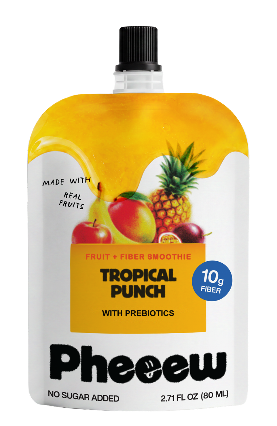 Pheeew Tropical Punch smoothie pouch